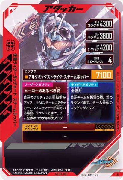 画像2: LR 仮面ライダーガッチャード スチームホッパー (2)