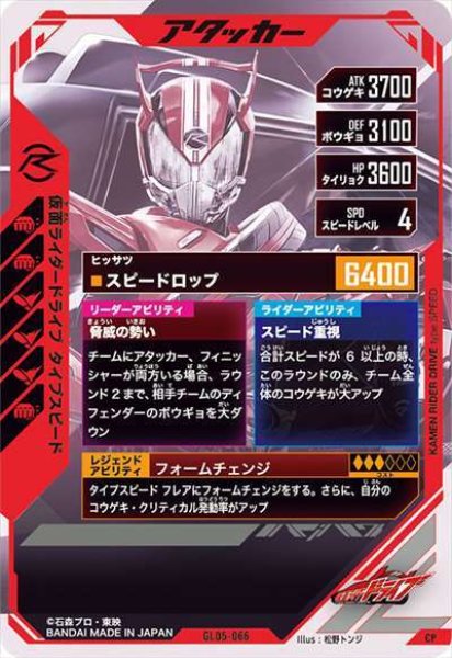 画像2: CP 仮面ライダードライブ タイプスピード (2)