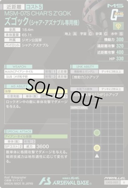 画像2: U 【パラレル】ズゴック(シャア・アズナブル専用機) (2)