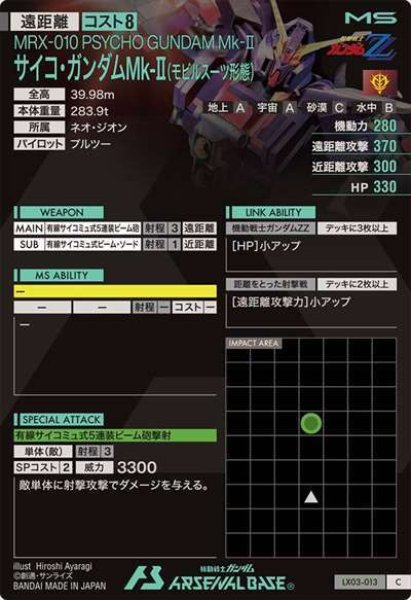 画像2: C サイコ・ガンダムMk-II(モビルスーツ形態) (2)