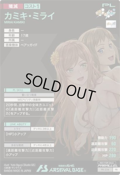 パラレル】カミキ・ミライ - 秋葉原カベの店アーケードWEB