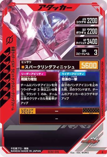 画像2: R 仮面ライダービルド ラビットタンクスパークリングフォーム (2)