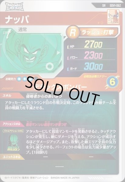 画像2: SR ナッパ (2)