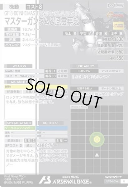 画像2: SEC 【シークレット】マスターガンダム&風雲再起 (2)