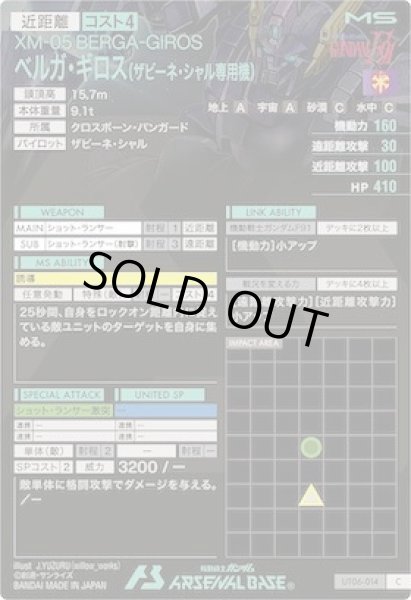 画像2: C ベルガ・ギロス(ザビーネ・シャル専用機) (2)