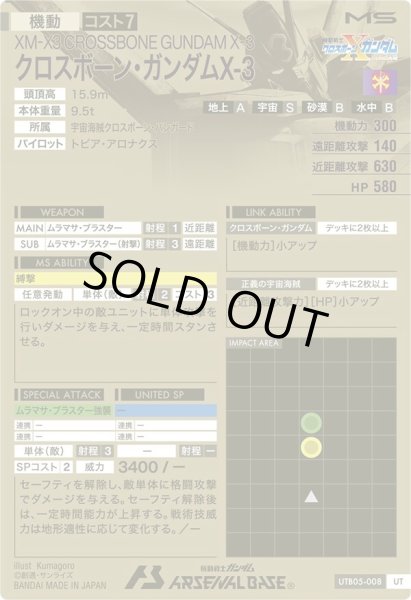 画像2: P 【UTレア】クロスボーン・ガンダムX-3 (2)